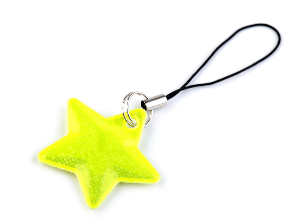 Safety star reflector - Pastel green (1 Piece)