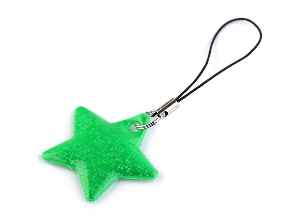 Safety star reflector - Pastel green (1 Piece)