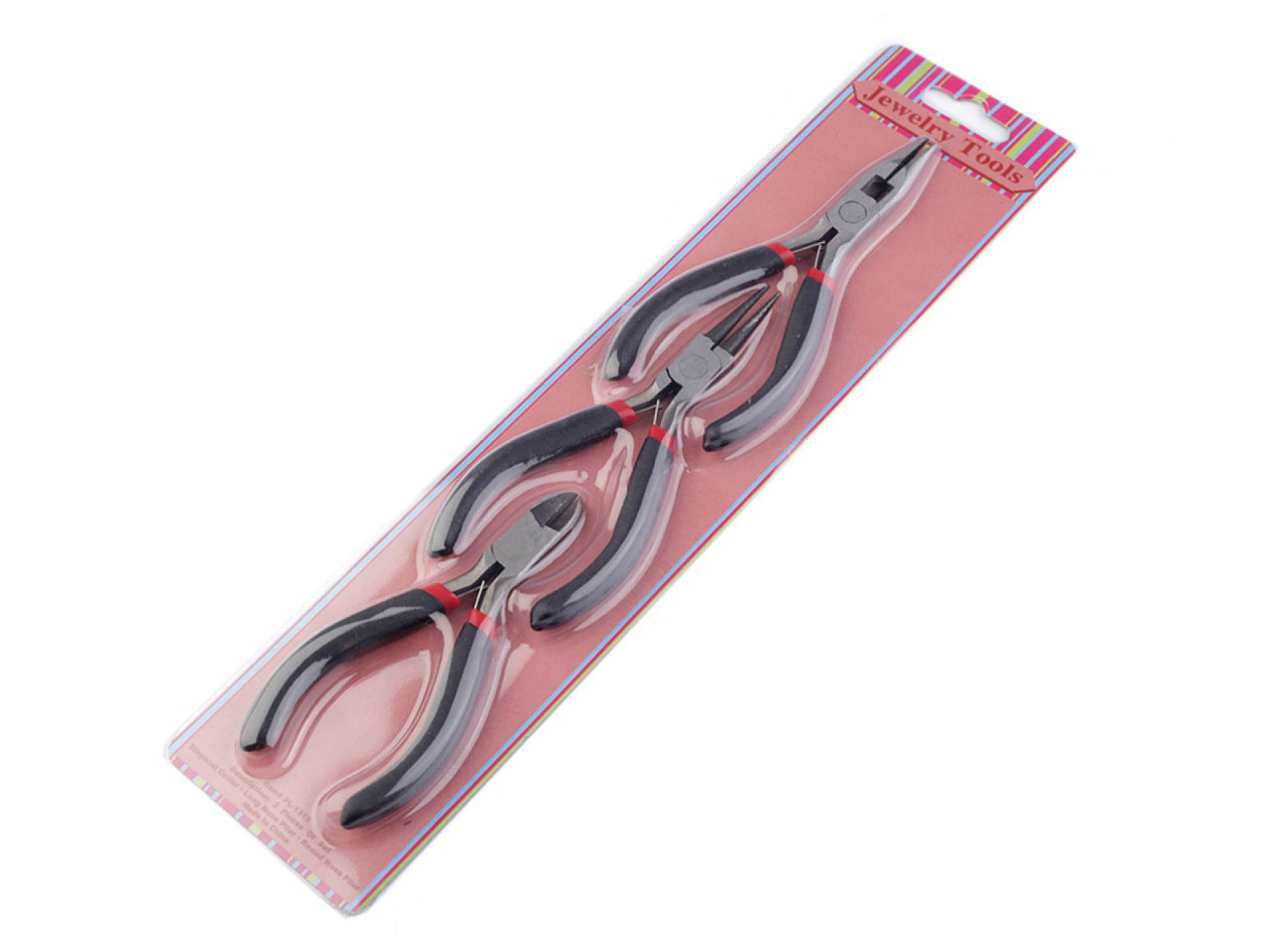 Set of jewellery pliers - Medium red (1 Set)