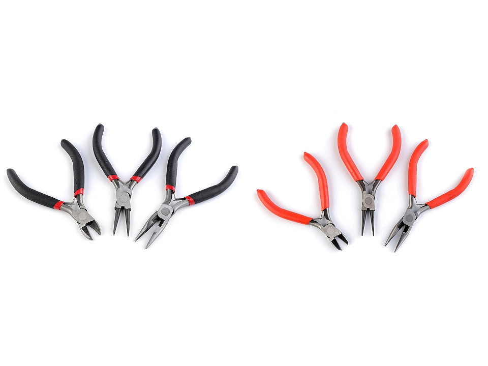 Set of jewellery pliers - Medium red (1 Set)