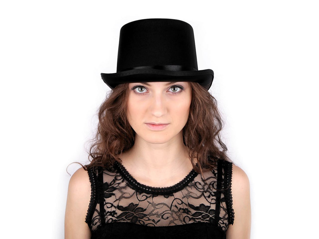 Carnival top hat diy - Snow white (1 Piece)