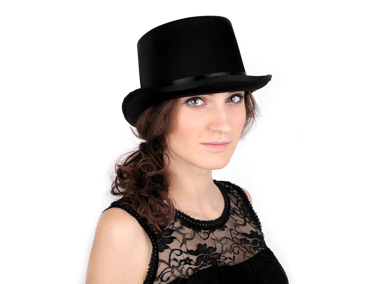 Carnival top hat diy - Snow white (1 Piece)