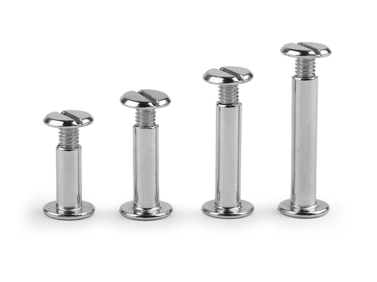 Binding screw posts 12; 16; 20 and 25 mm - Vintage brass (10 Pairs)