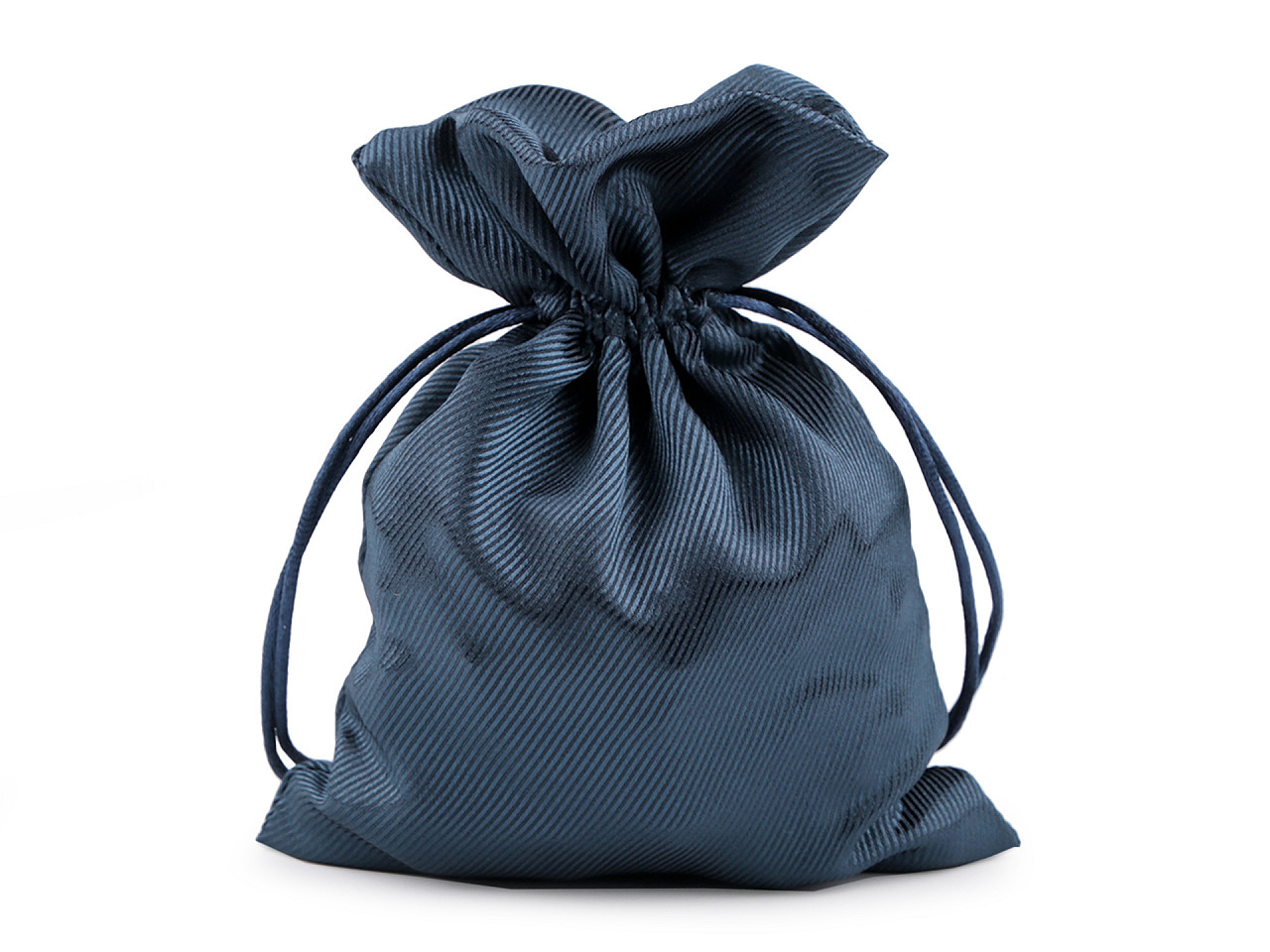 Satin gift pouch bag 13x18 cm - Blue dark (1 Piece)