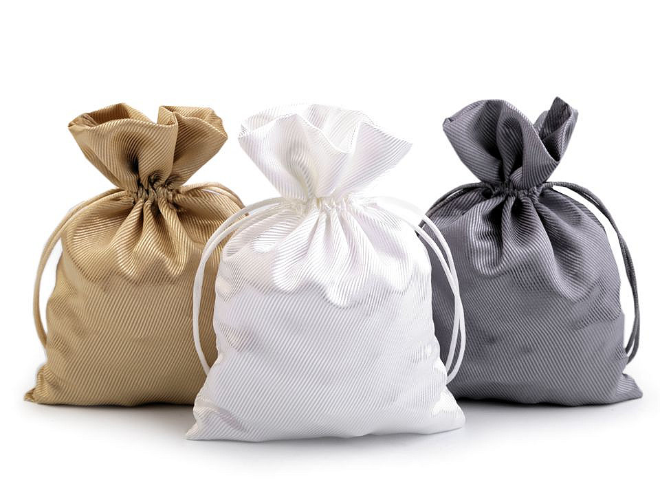 Satin gift pouch bag 13x18 cm - Blue dark (1 Piece)