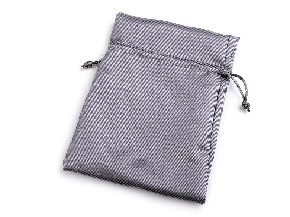 Satin gift pouch bag 13x18 cm - Blue dark (1 Piece)
