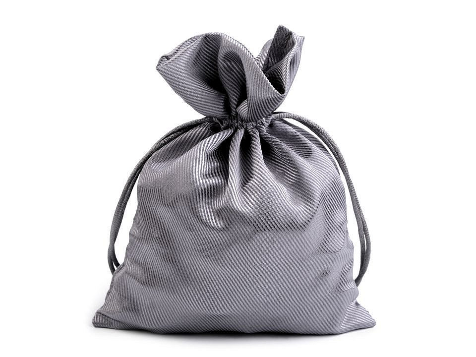 Satin gift pouch bag 13x18 cm - Blue dark (1 Piece)