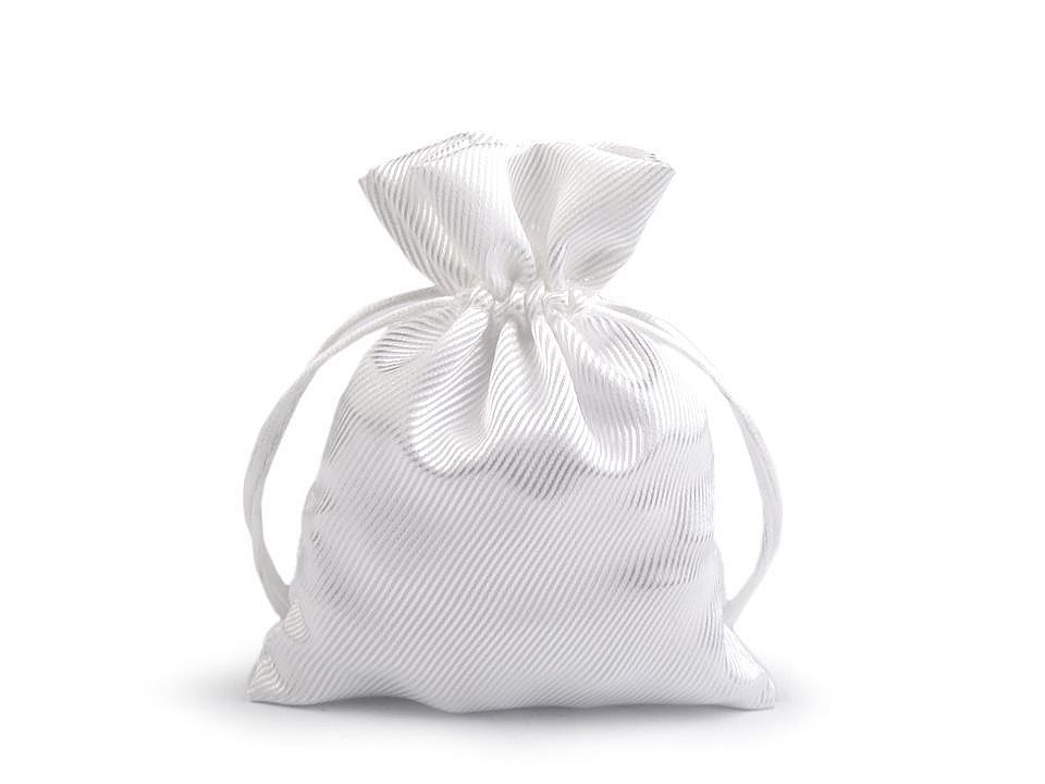 Satin gift pouch bag 9.5x13 cm - Gold lt. (10 Pieces)