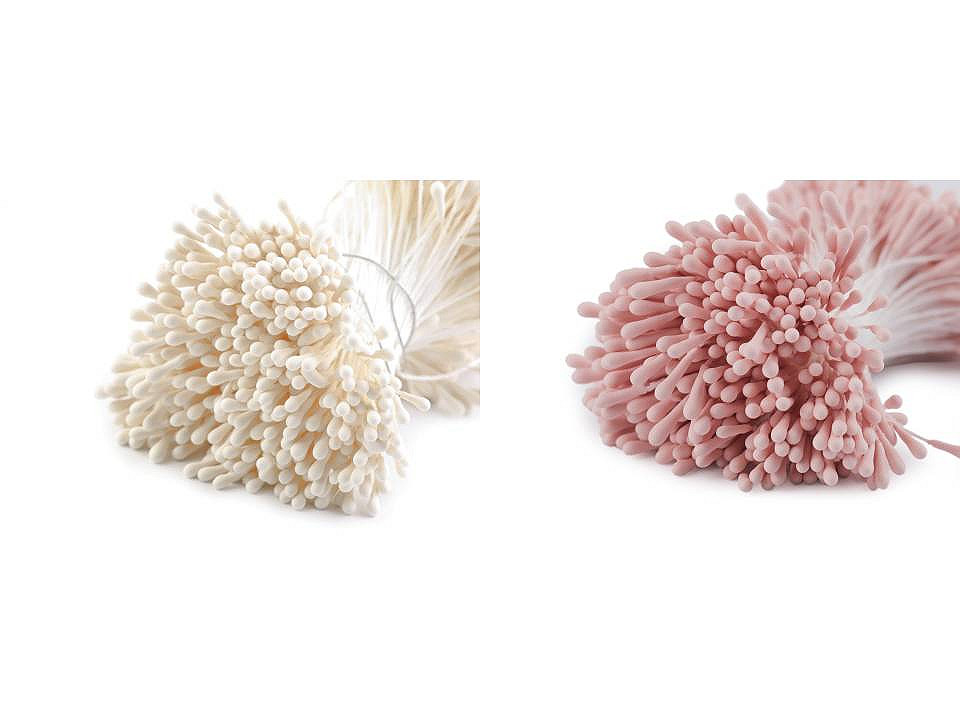 Artificial flower pistils / stamens - Powder (10 Bunches)