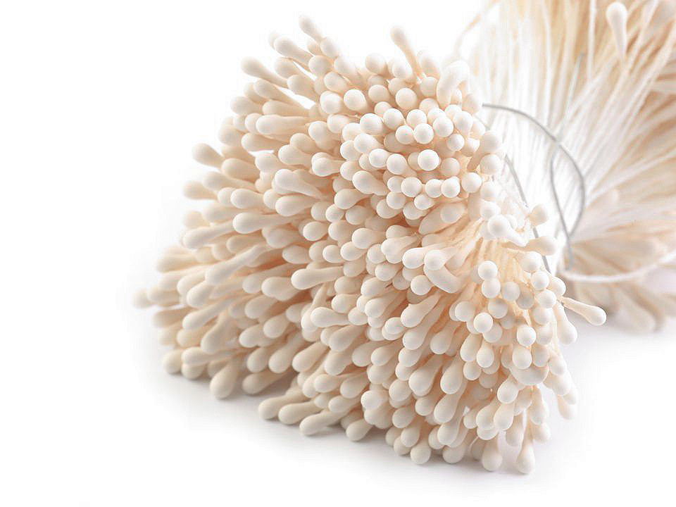 Artificial flower pistils / stamens - Powder (10 Bunches)