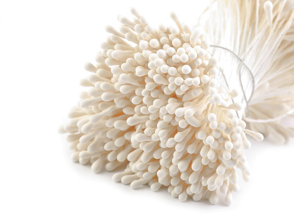 Artificial flower pistils / stamens - Powder (10 Bunches)