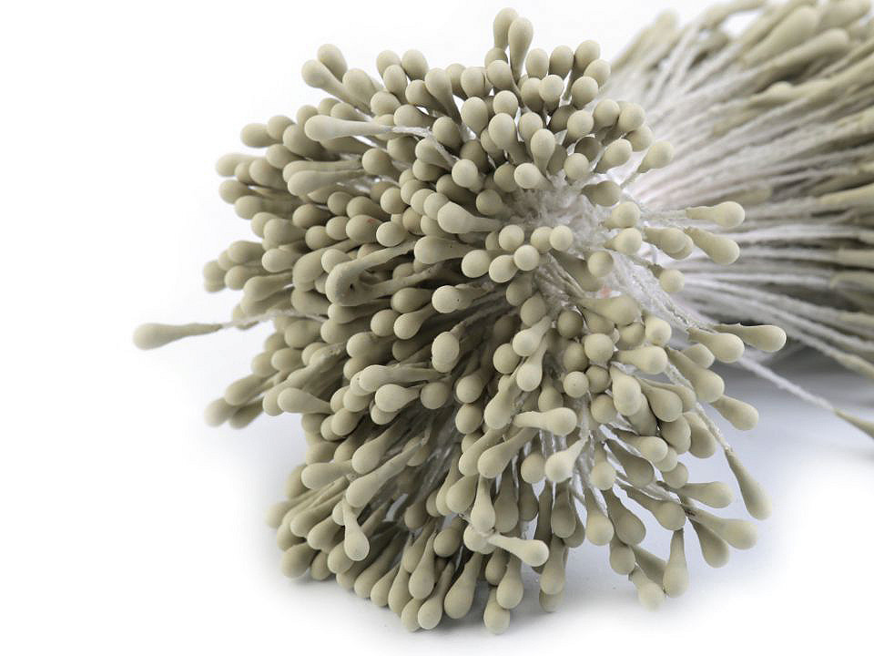 Artificial flower pistils / stamens - Powder (10 Bunches)