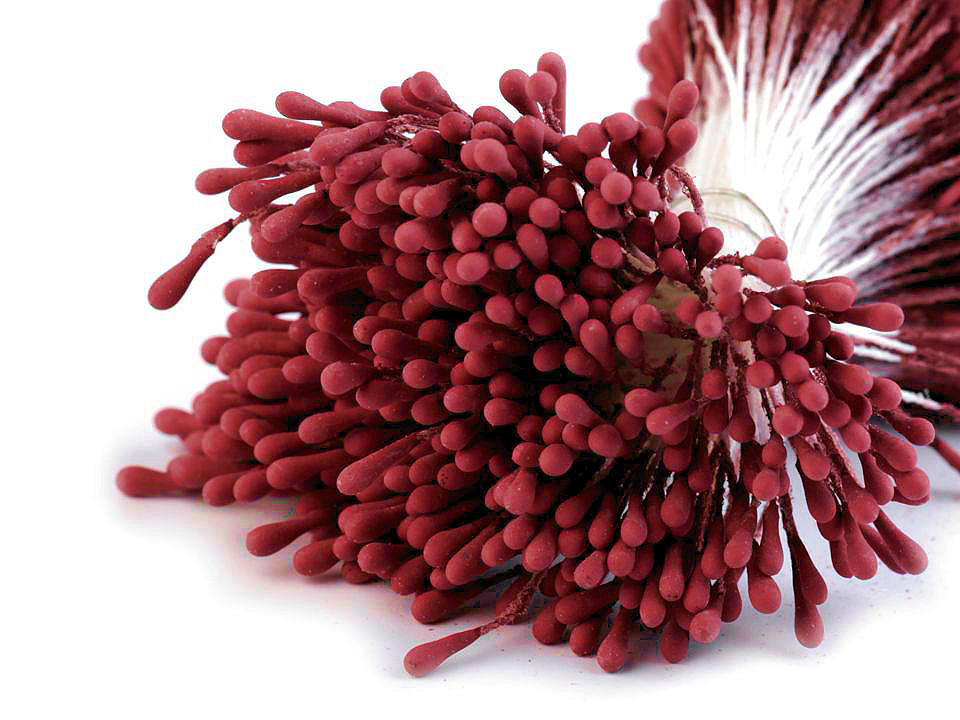 Artificial flower pistils / stamens - Powder (10 Bunches)