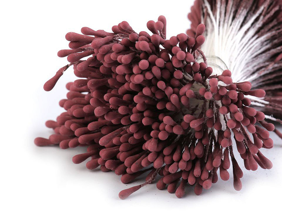 Artificial flower pistils / stamens - Powder (10 Bunches)