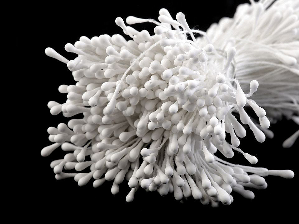 Artificial flower pistils / stamens - Powder (10 Bunches)