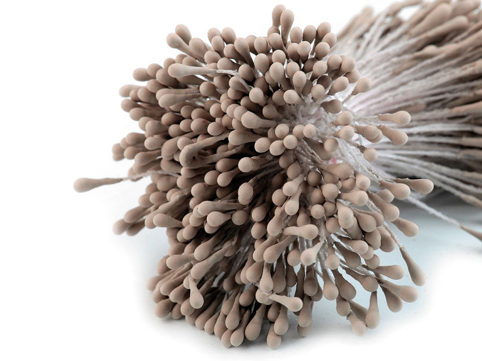 Artificial flower pistils / stamens - Powder (10 Bunches)