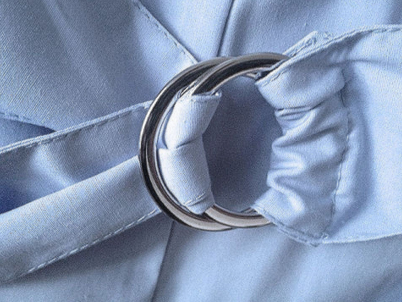 Metal flat ring / buckle ø28 mm - Gold light (10 Pieces)