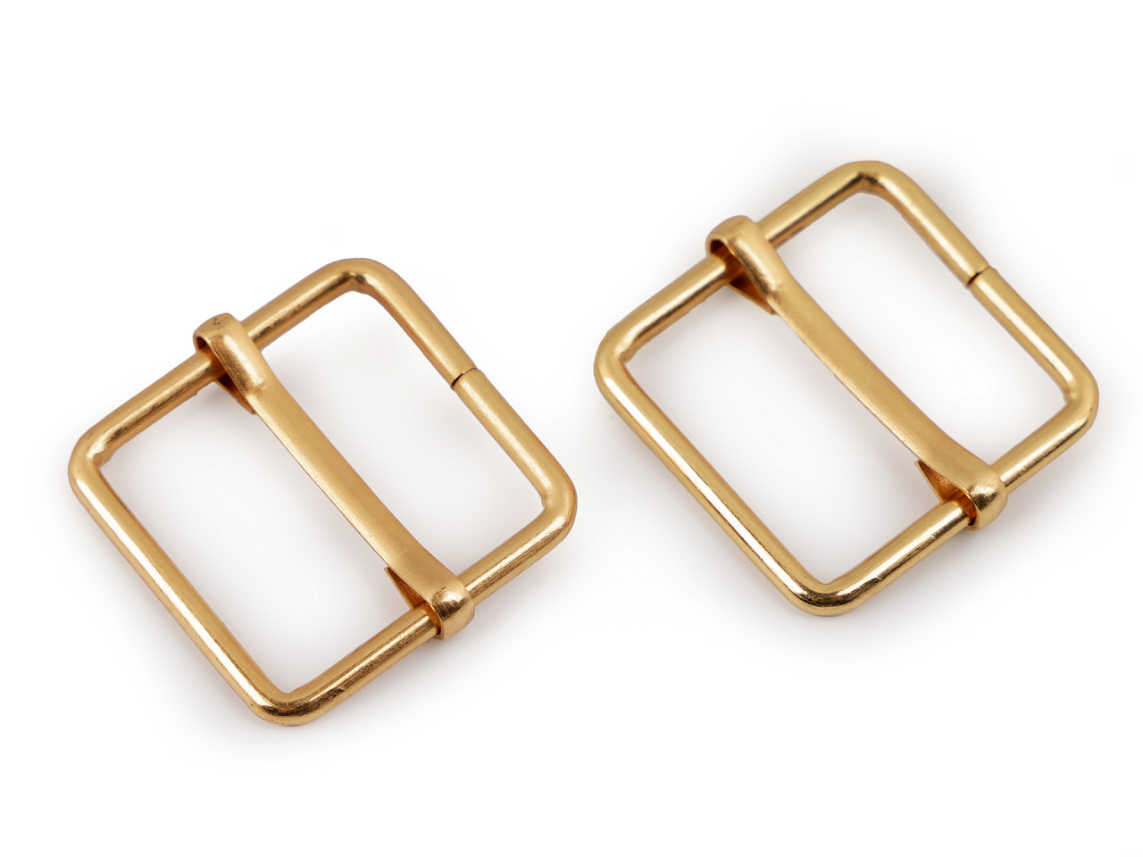 Adjustable slide square buckle width 26 mm - Black varnish (200 Pieces)