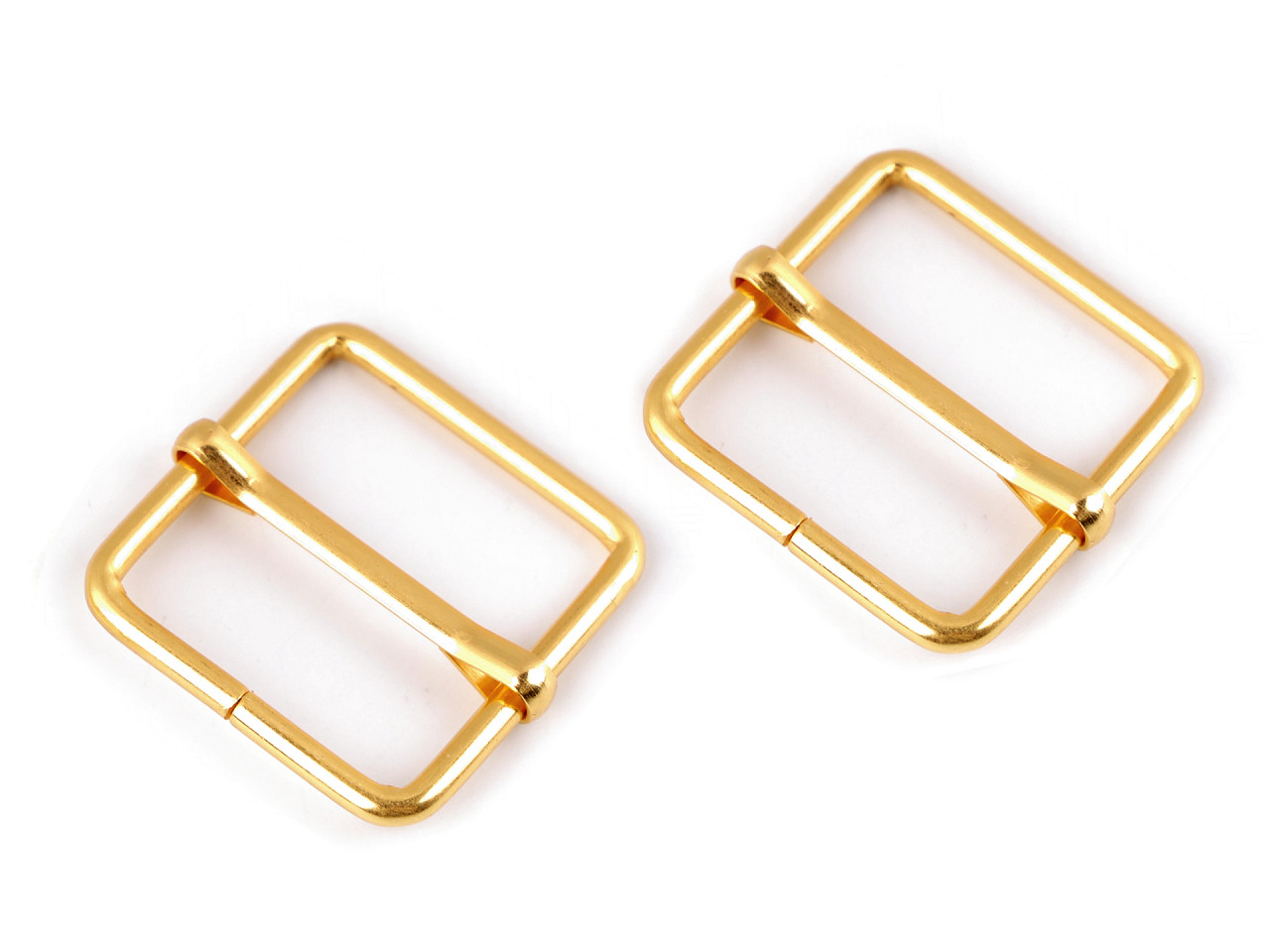 Adjustable slide square buckle width 26 mm - Black varnish (200 Pieces)