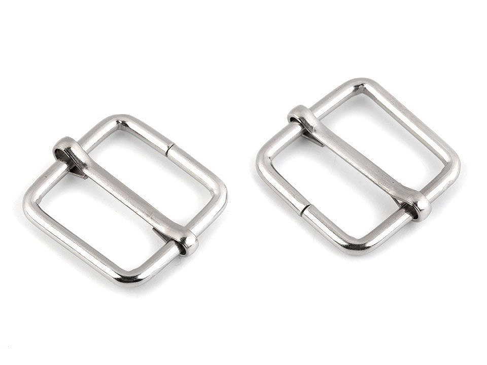 Adjustable slide square buckle width 20 mm - Gold lt. (10 Pieces)