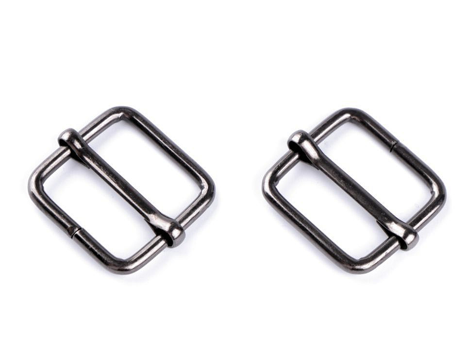 Adjustable slide square buckle width 20 mm - Gold lt. (10 Pieces)