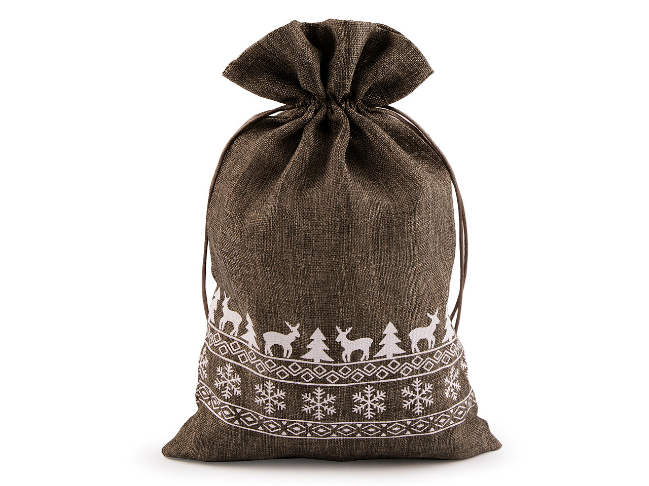 Christmas gift bag 20x30 cm - Red (1 Piece)