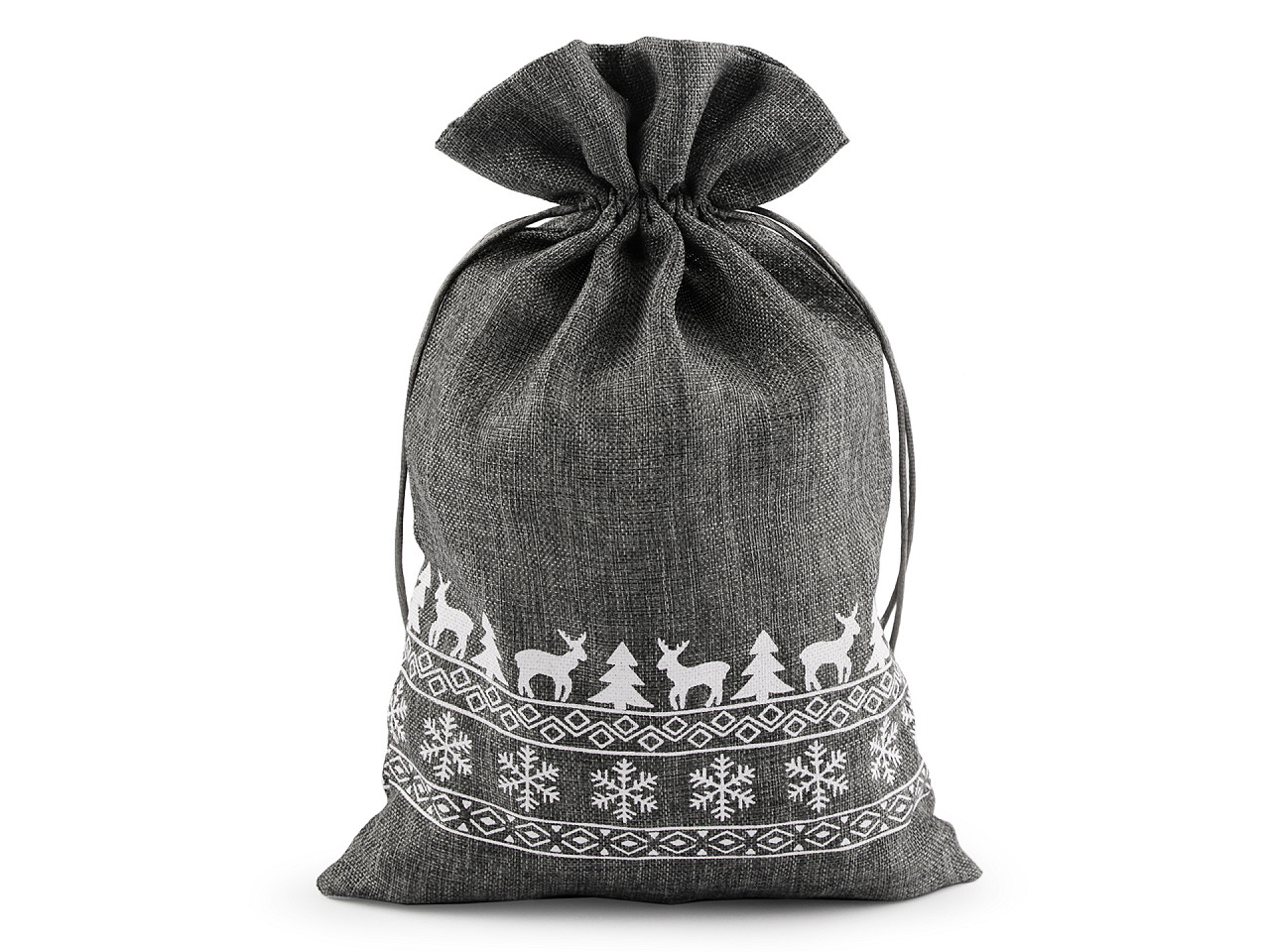 Christmas gift bag 20x30 cm - Red (1 Piece)