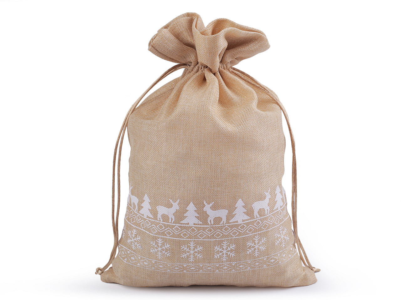 Christmas gift bag 20x30 cm - Red (1 Piece)