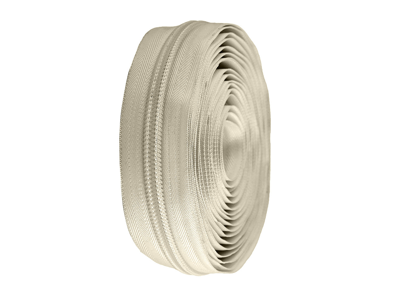 Continuous nylon zipper no 10 - Black (1 Meter)