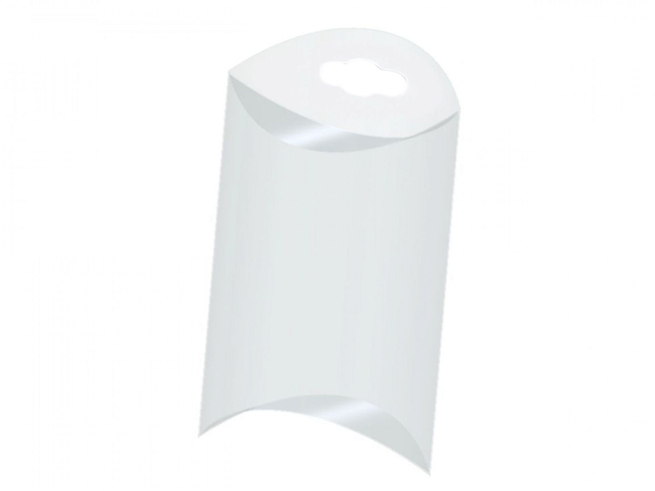 Clear packaging box with hang hole 7x12 cm - Transparent (50 Pieces)