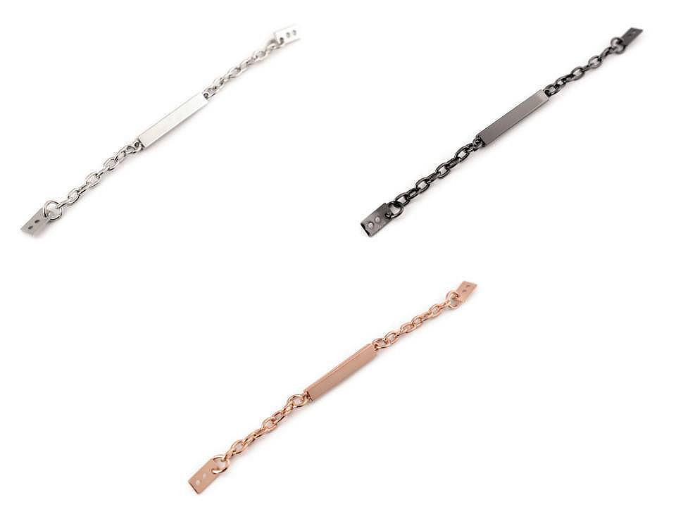 Coat hanging chain loop - Nickel (10 Pieces)