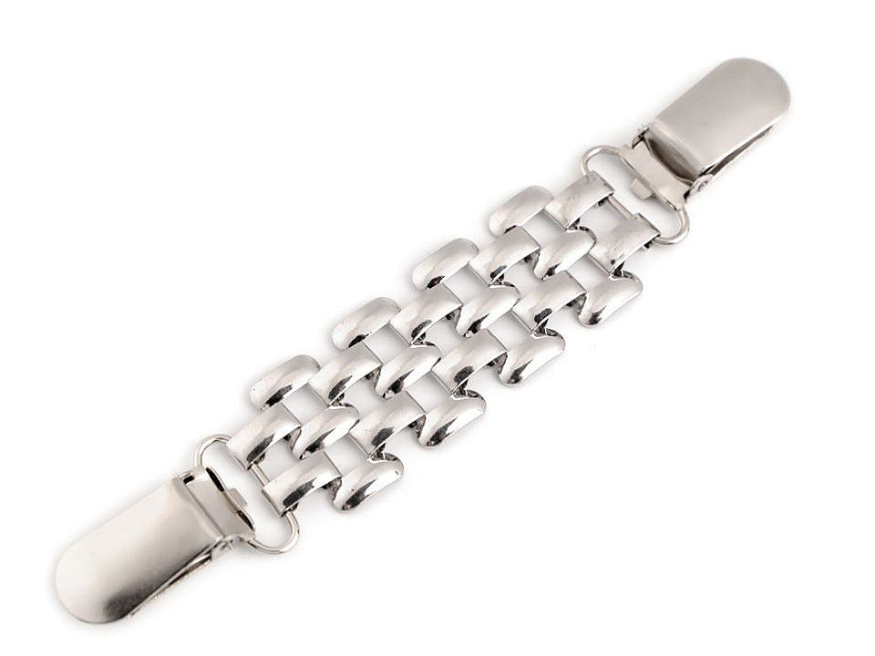 Cardingan clip / fastening buckle - Nickel (1 Piece)