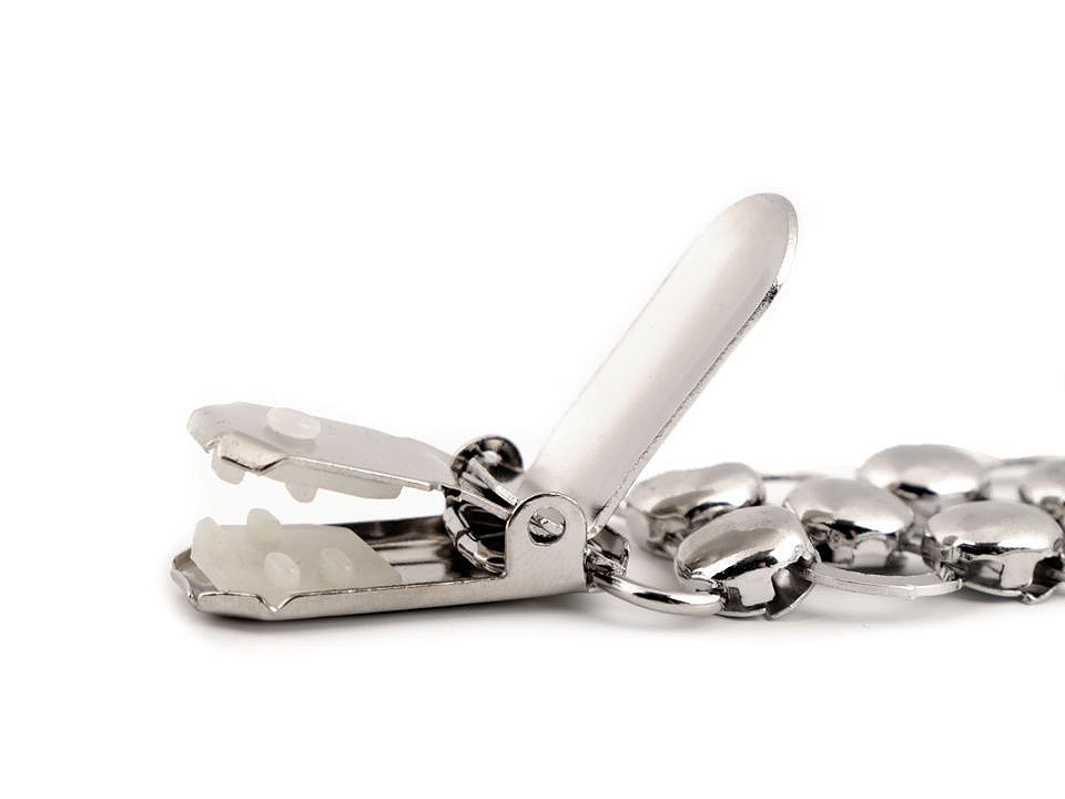 Cardingan clip / fastening buckle - Nickel (1 Piece)