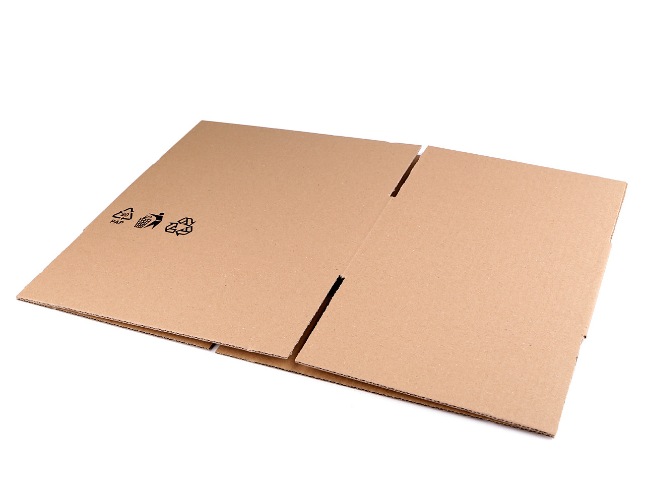 Cardboard box 30.5x22.5x14.5 cm - Natural brown (1 Piece)