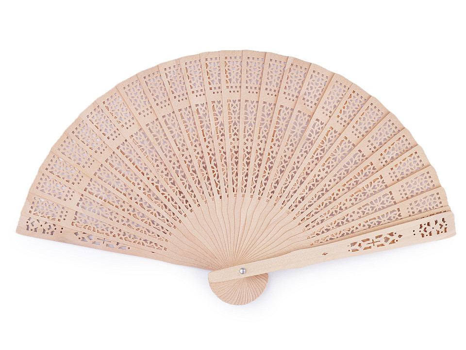 Bamboo hand fan - Bamboo light (10 Pieces)
