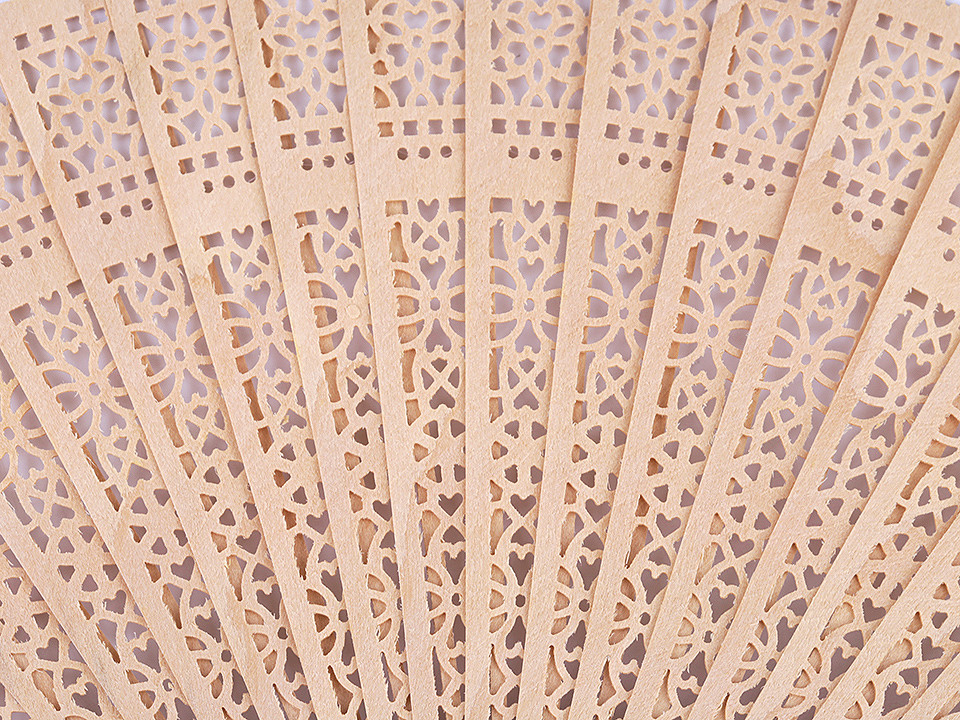 Bamboo hand fan - Bamboo light (10 Pieces)