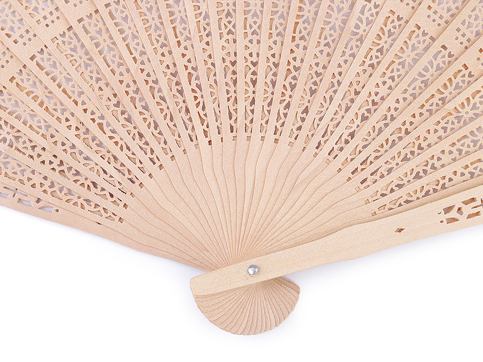 Bamboo hand fan - Bamboo light (10 Pieces)