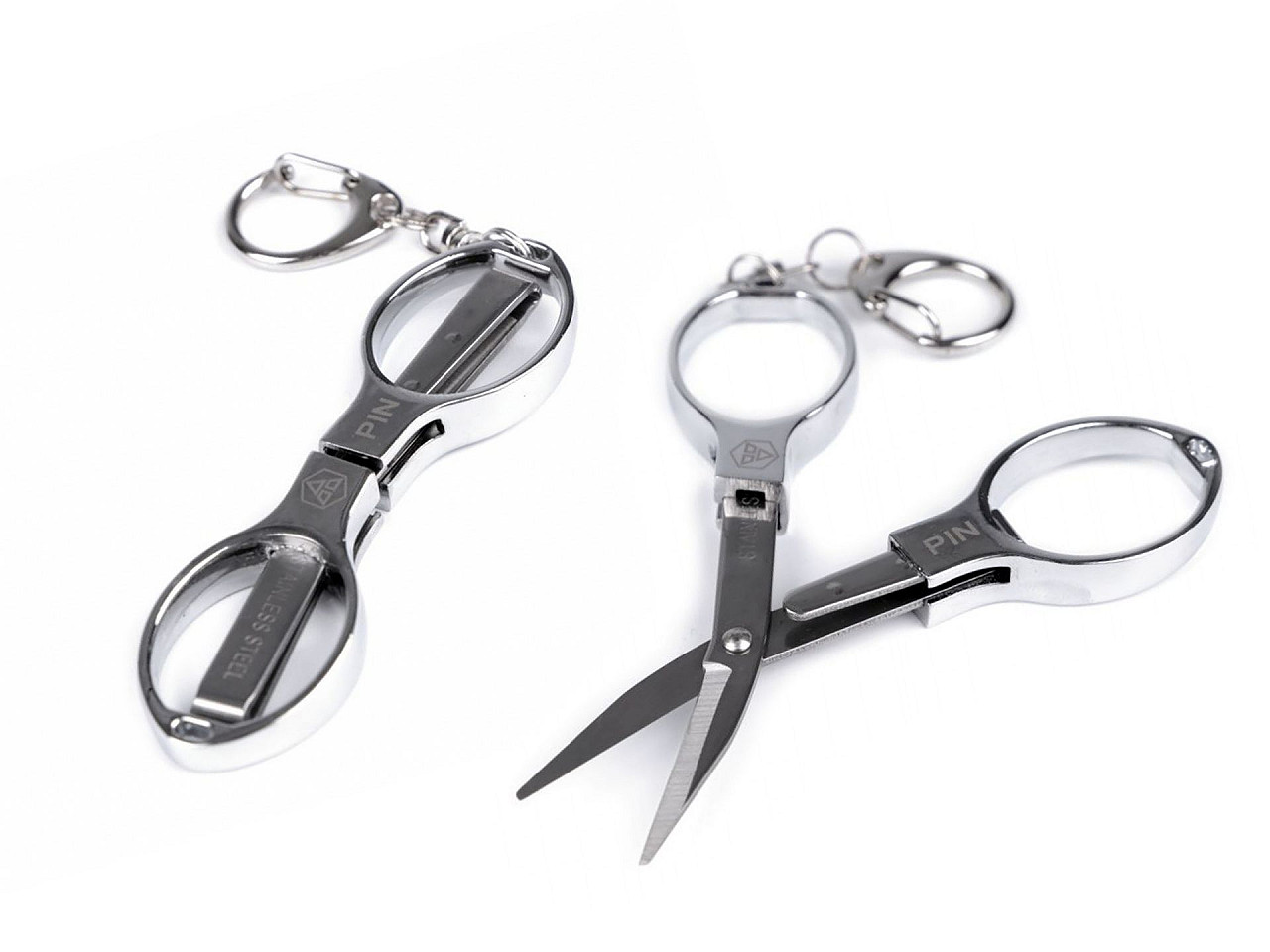 Folding scissers pin length 9.5 cm - Nickel (1 Piece)