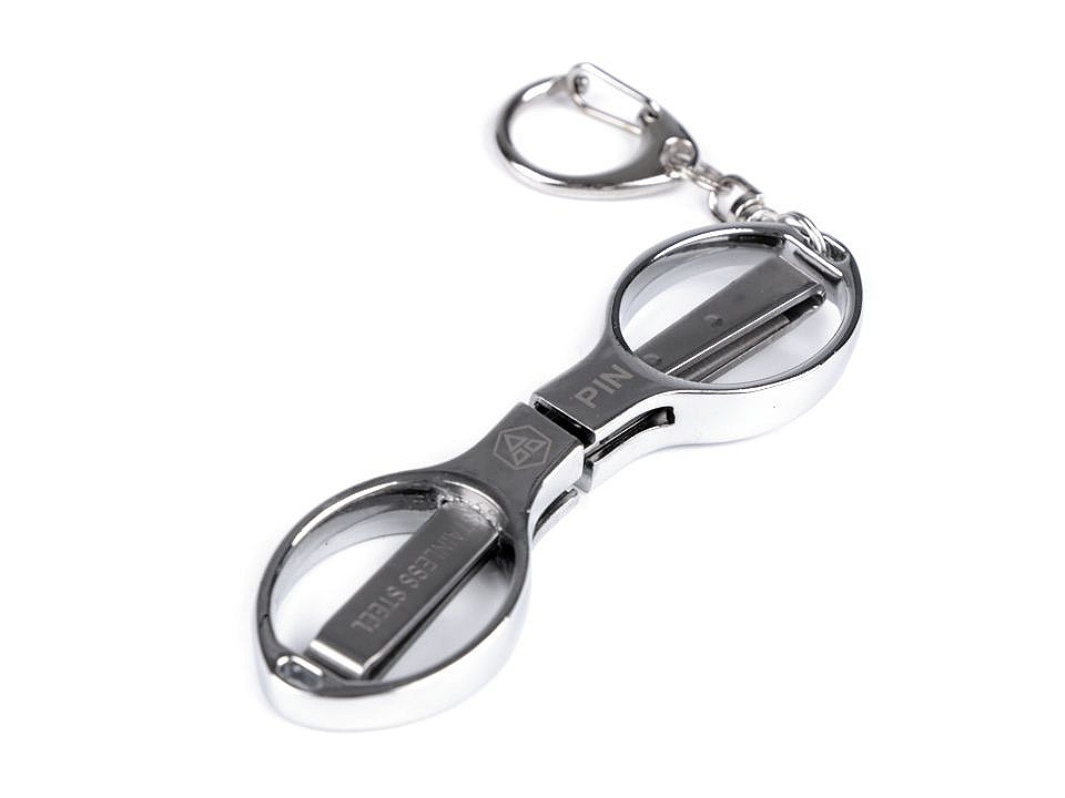 Folding scissers pin length 9.5 cm - Nickel (1 Piece)