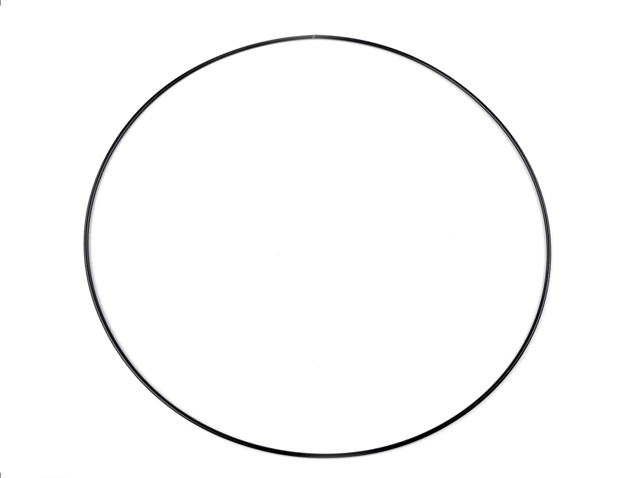 Lacquered metal circle hoop ø60 cm - Silver (1 Piece)