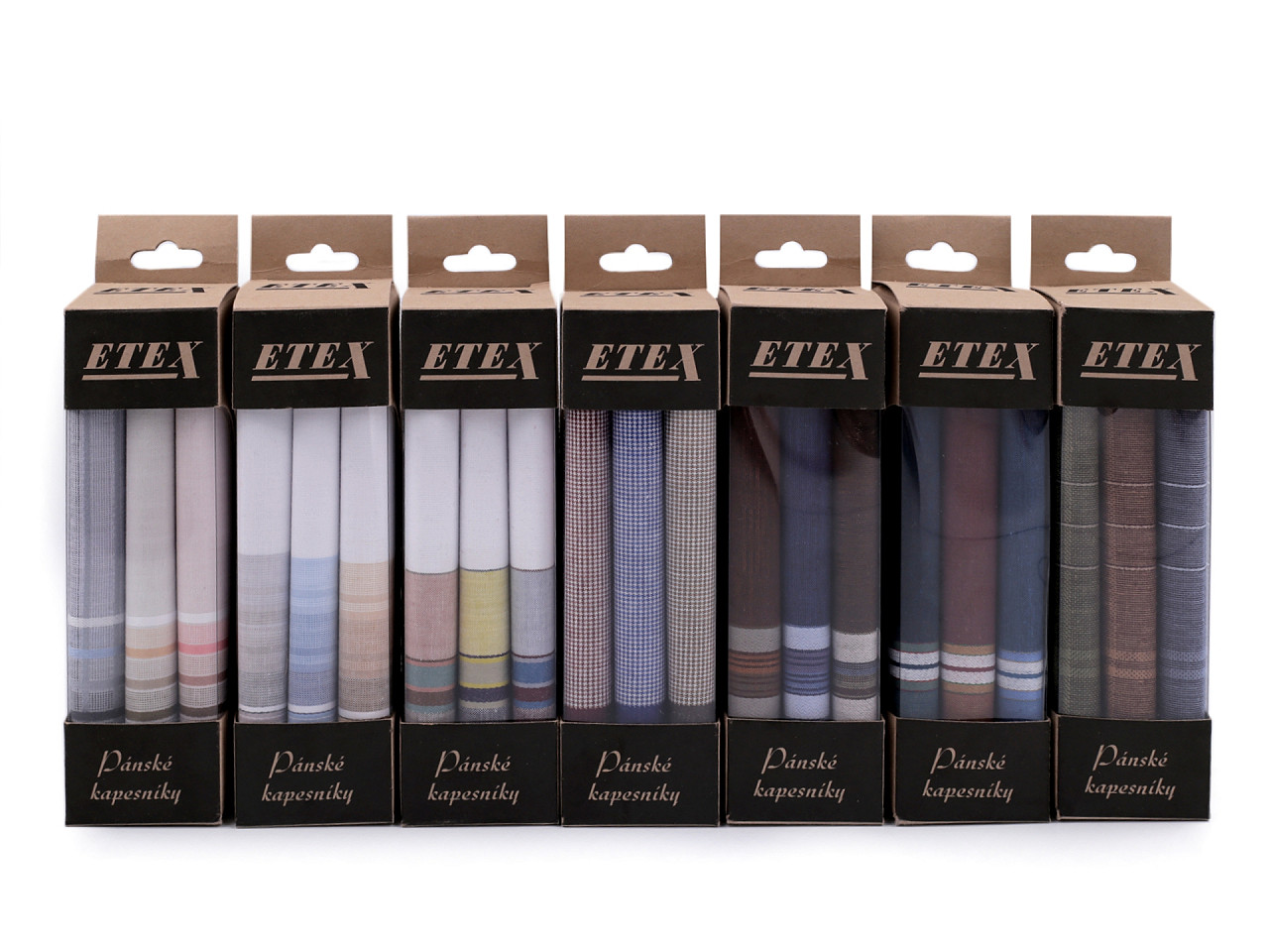 Men's handkerchief / gift box - Random mix (1 Box)