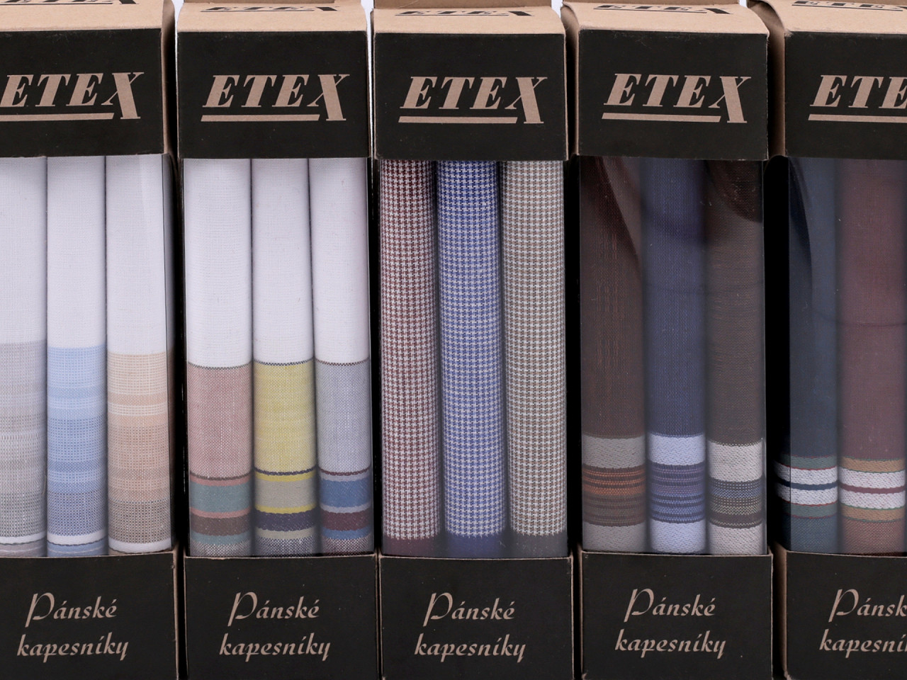 Men's handkerchief / gift box - Random mix (1 Box)