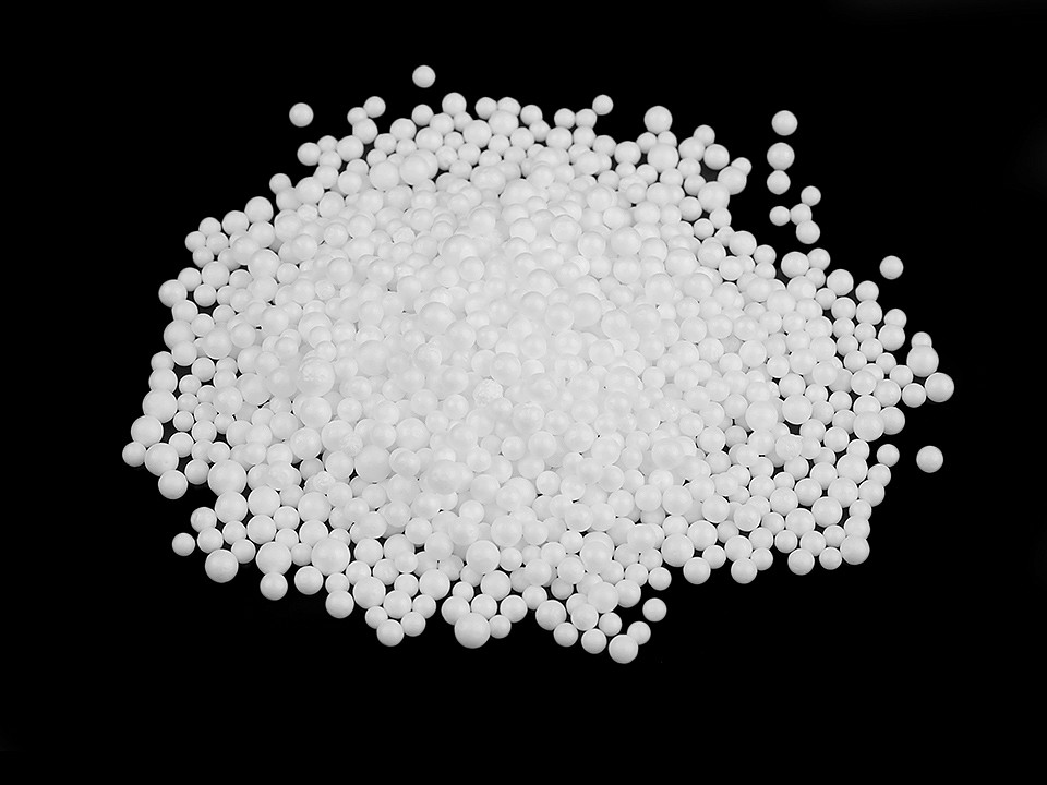 Bean bag refill / polystyrene ball filling 50 l - White (1 Bag)