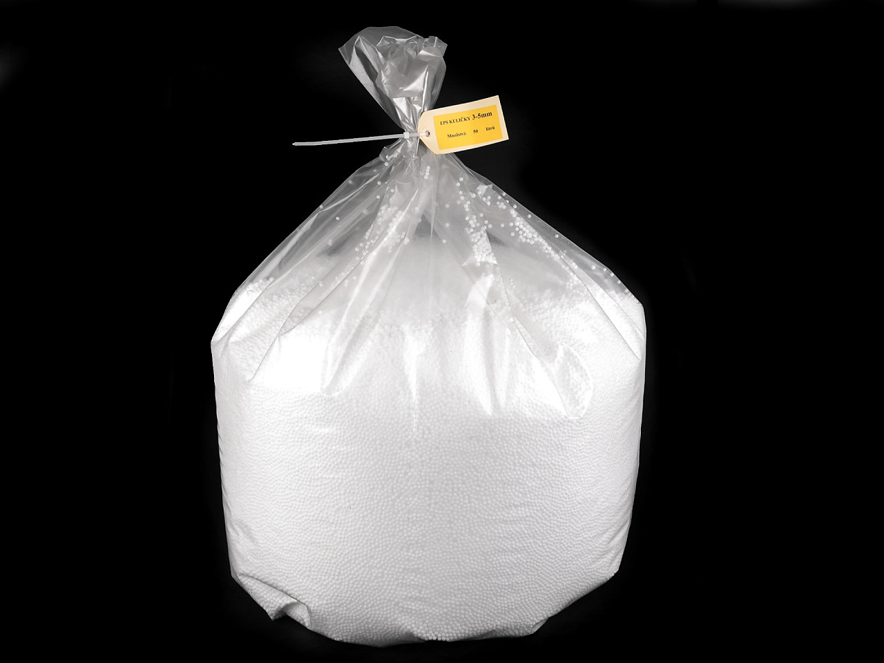Bean bag refill / polystyrene ball filling 50 l - White (1 Bag)