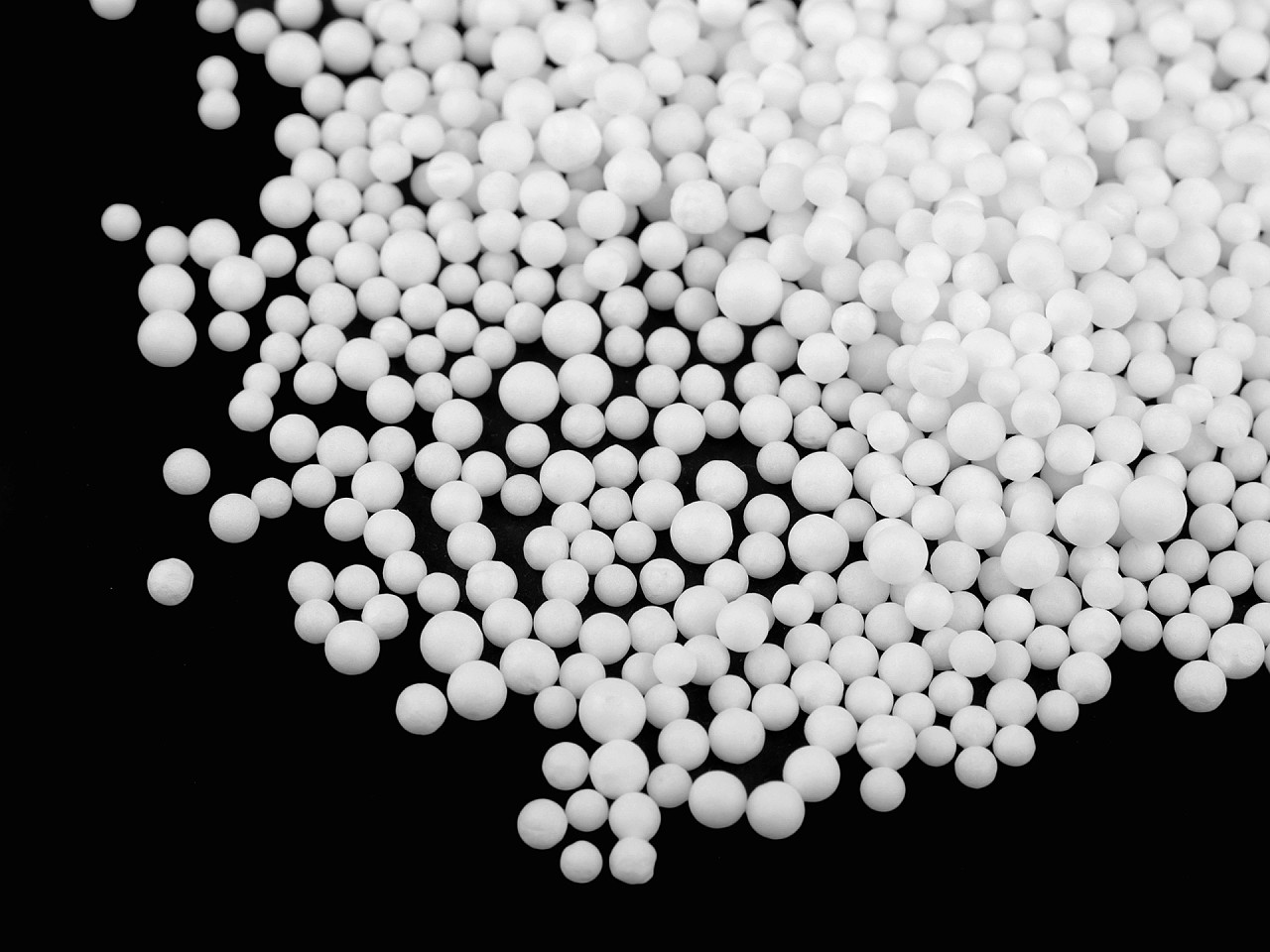 Filling / polystyrene ball filling for toys 1 liter - White (1 Bag)