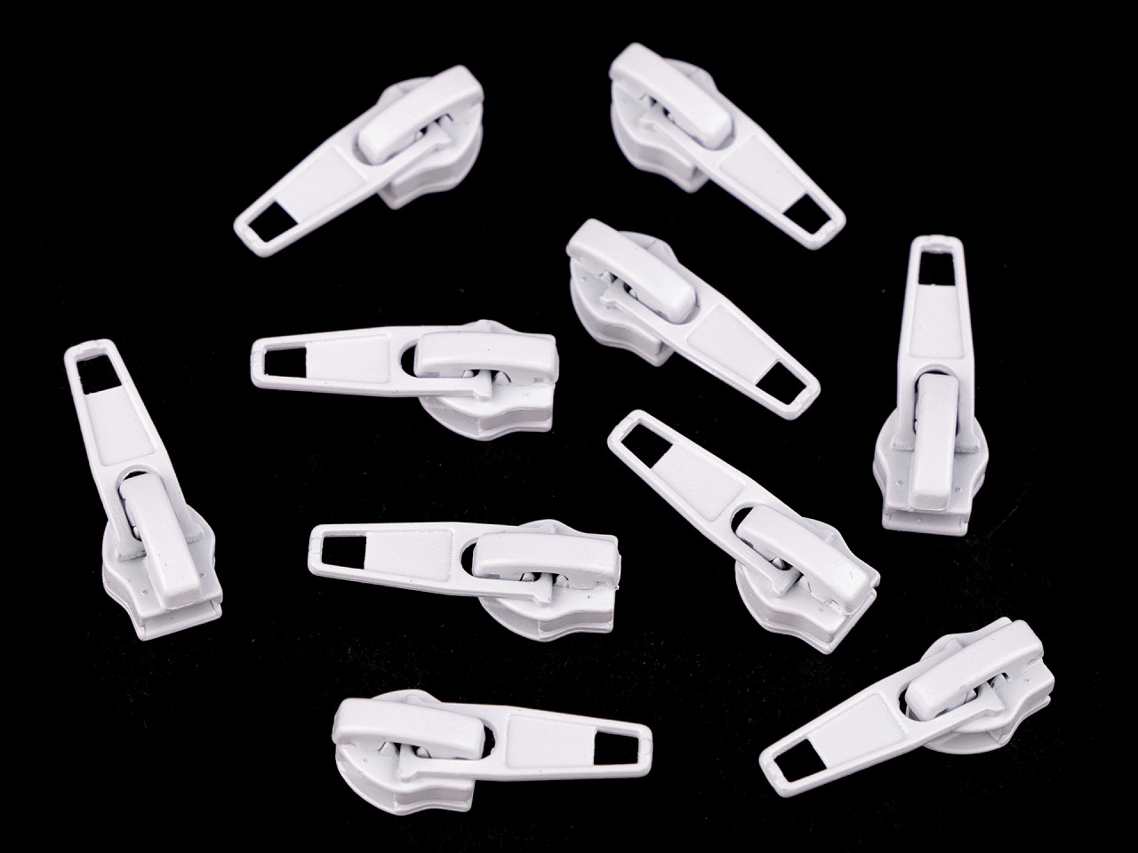 Slider for nylon zippers no 5 - Nickel (50 Pieces)