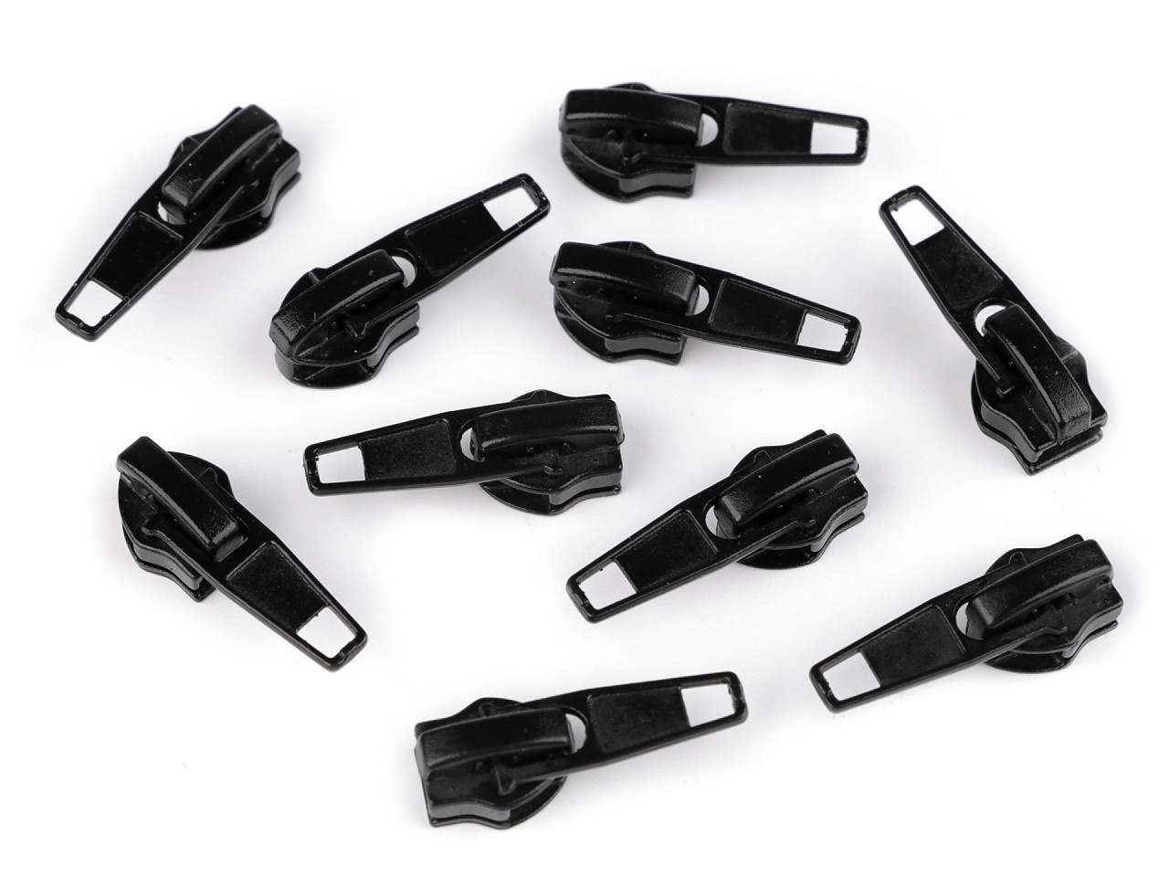 Slider for nylon zippers no 5 - Nickel (50 Pieces)