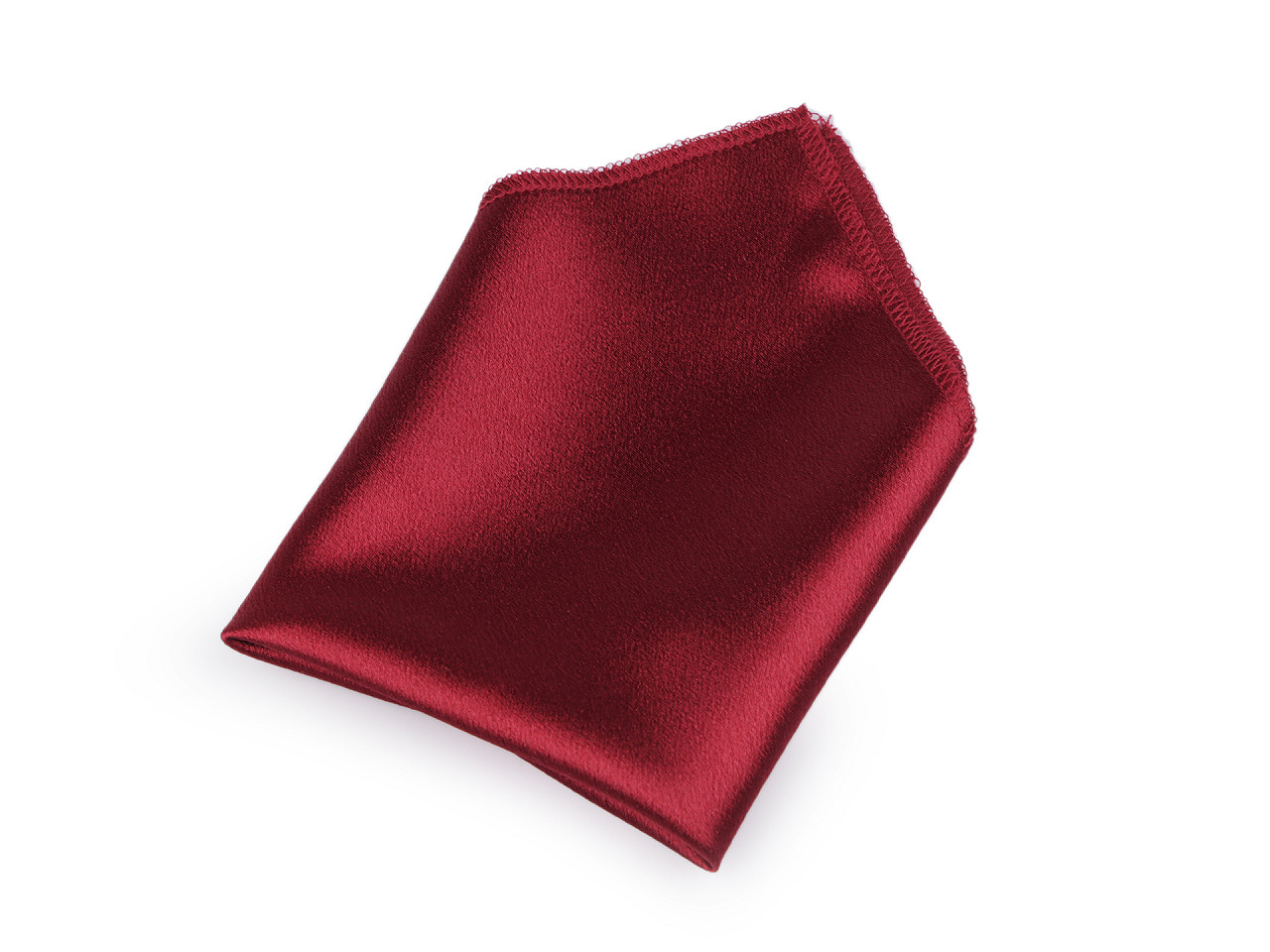 Satin pocket handkerchief in a box - Powder-salmon (1 Piece)