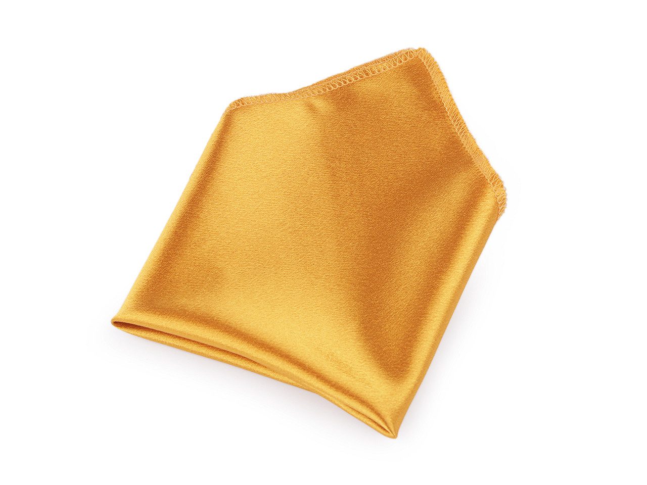 Satin pocket handkerchief in a box - Powder-salmon (1 Piece)