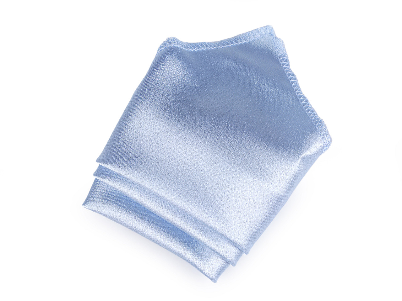 Satin pocket handkerchief in a box - Powder-salmon (1 Piece)